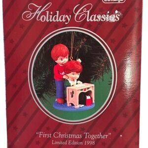 Eckerd Holiday Classics 1998 First Christmas Together Ornament Jan Rice-Demars